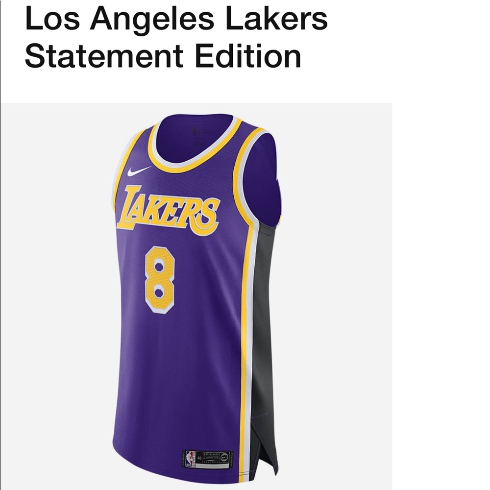2020 Nike Los Angeles Kobe Bryant Jersey
